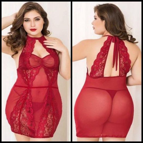 Other - Lace Mesh Chemise